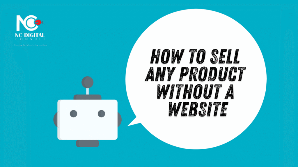 Sell Any Product Without A Website
