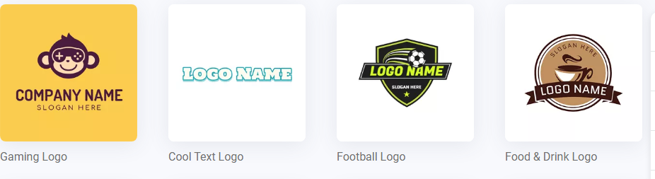 sample logos from design evo.
