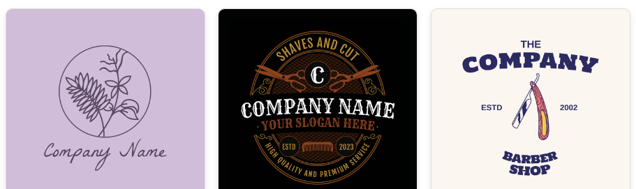 sample logos from free logo design.