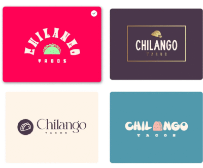 samples of 6 free AI logos.