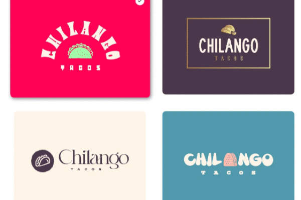 samples of 6 free AI logos.